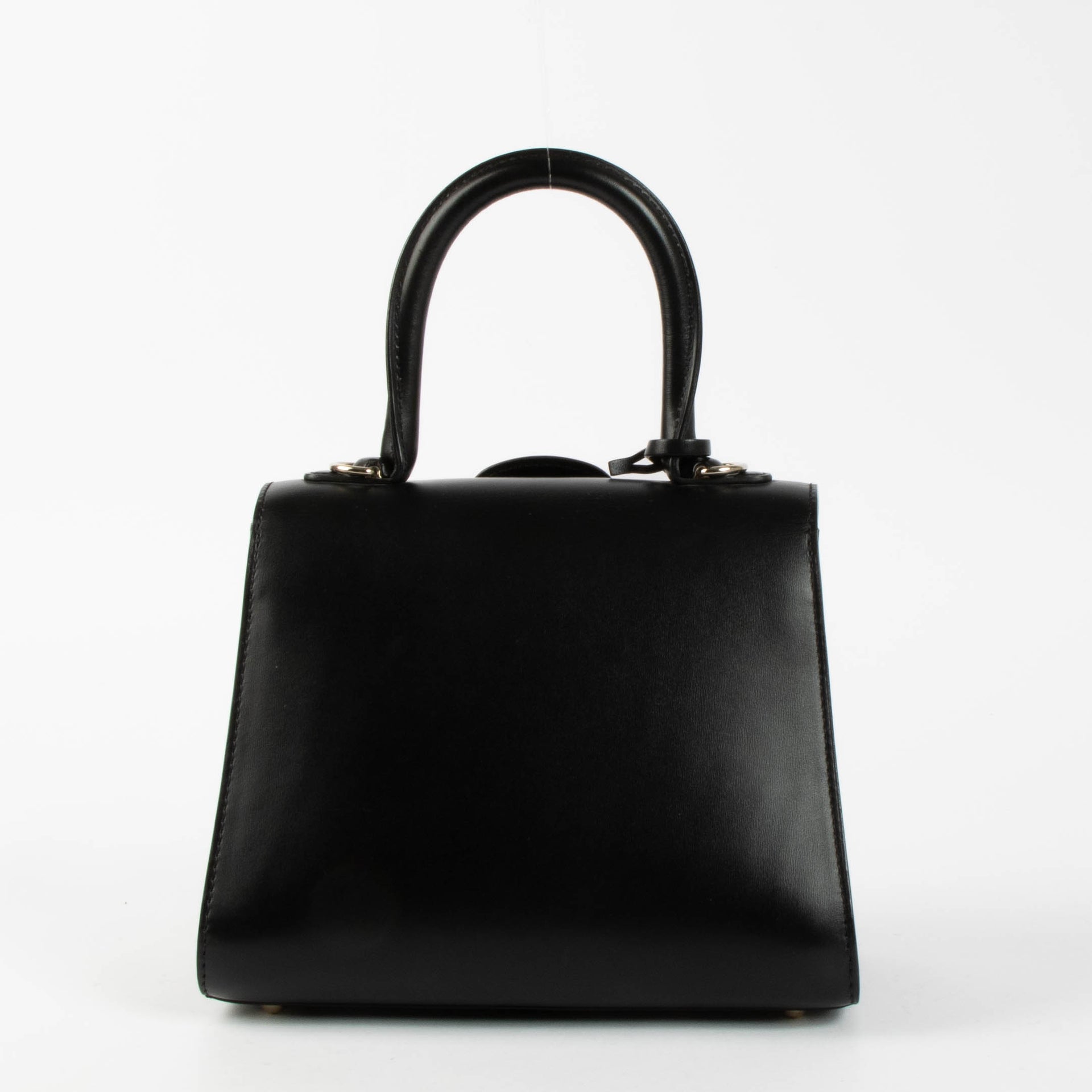 Shop authentic Delvaux Black Box Calf Brillant Mini Bag on Labellov.com.
