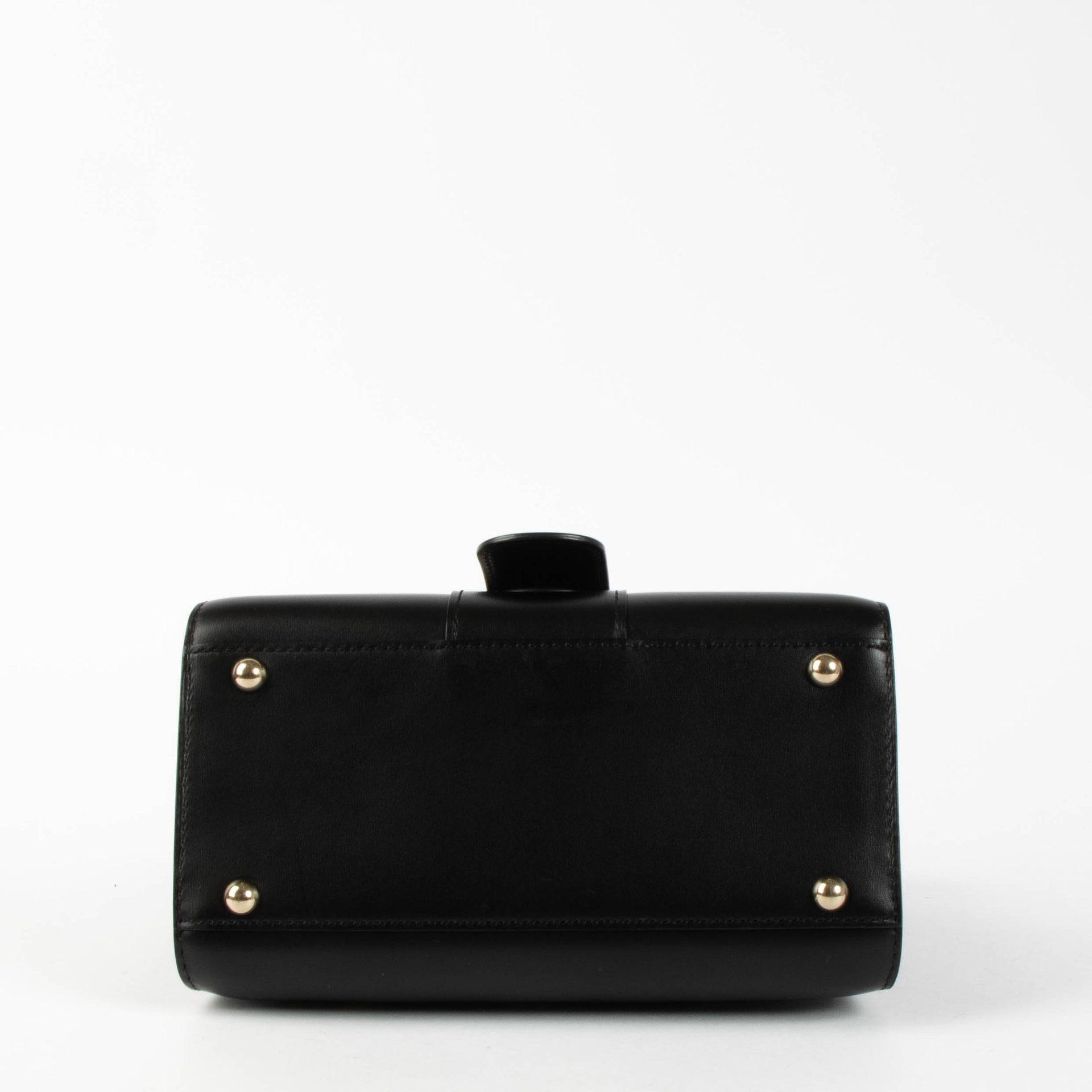 Shop authentic Delvaux Black Box Calf Brillant Mini Bag on Labellov.com.