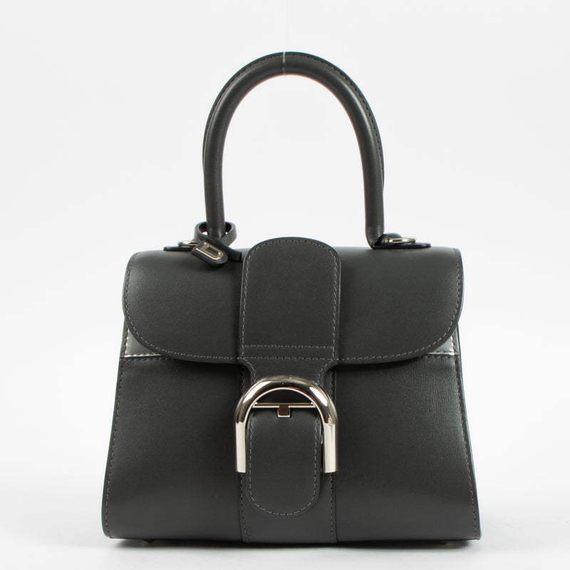 Shop this authentic Delvaux Smoke Box Calf Mirage Brillant Mini Bag pre-loved on Labellov.com 