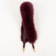 Shop this authentic Delvaux Prune Fox Fur Strap pre-loved on Labellov.com