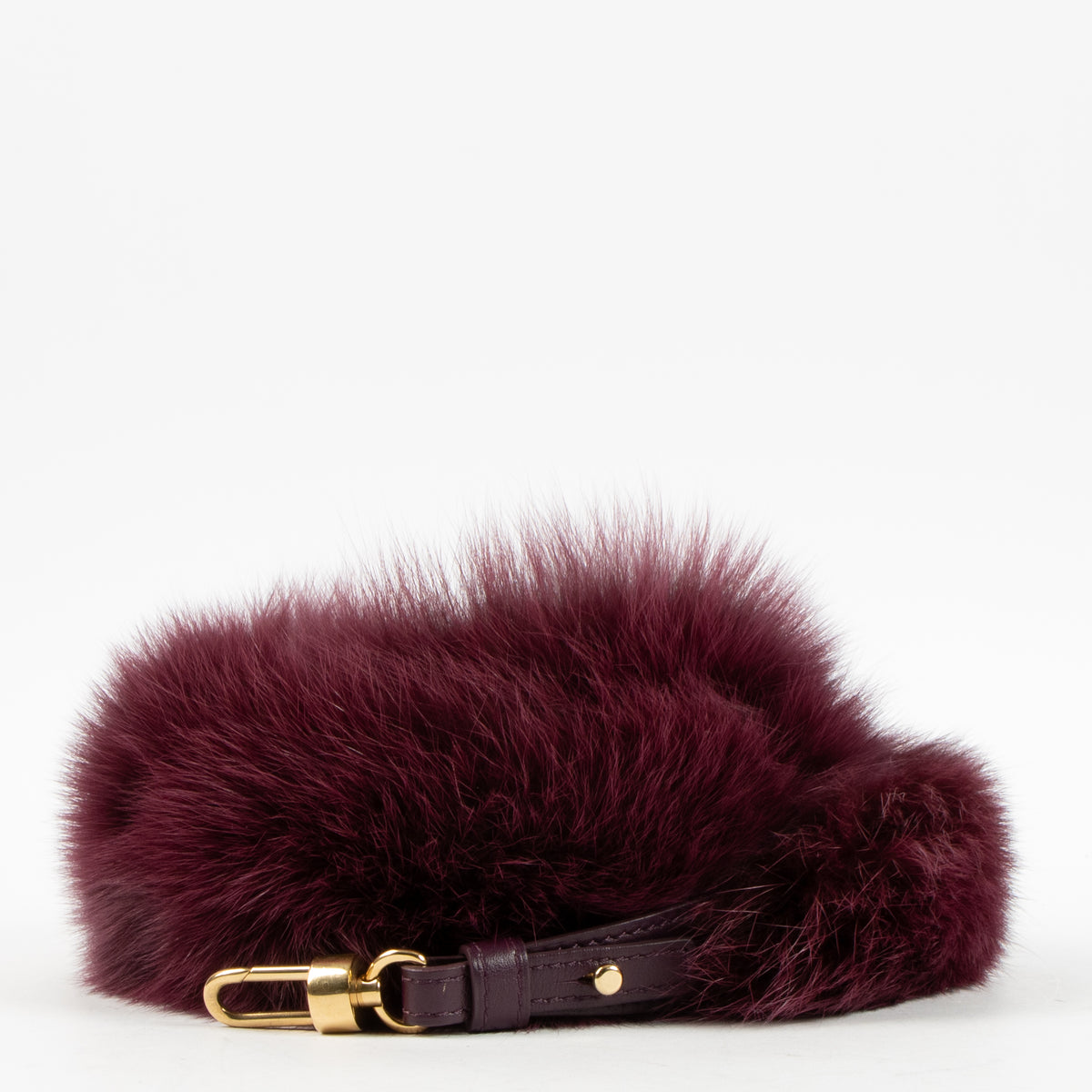 Shop this authentic Delvaux Prune Fox Fur Strap pre-loved on Labellov.com