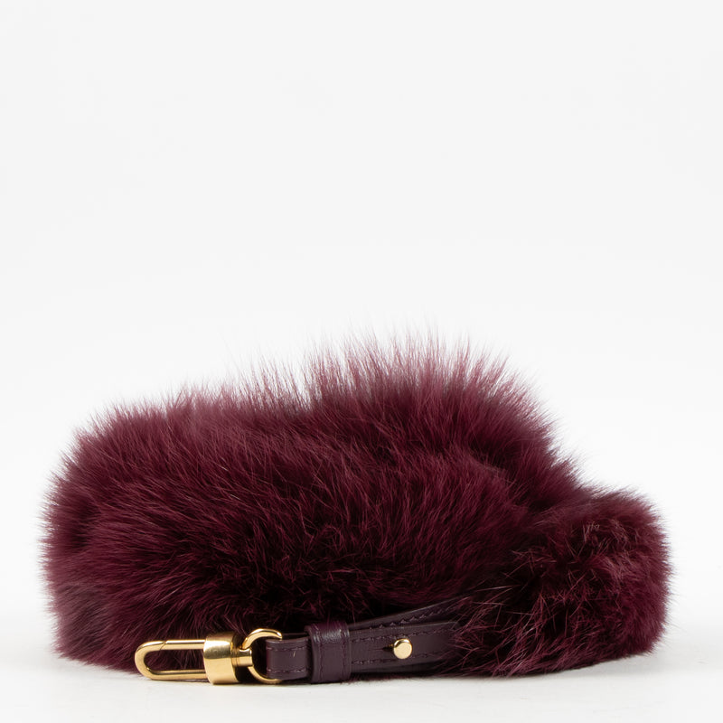 Shop this authentic Delvaux Prune Fox Fur Strap pre-loved on Labellov.com