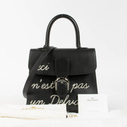 Shop authentic Delvaux Black Brillant L'Humour MM Bag on Labellov.com.