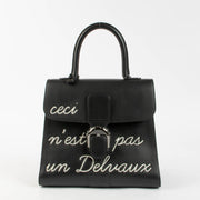 Shop authentic Delvaux Black Brillant L'Humour MM Bag on Labellov.com.