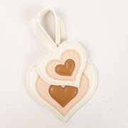 Shop this authentic Delvaux Ivory/Vegetal Calf Souple Coeur Charms pre-loved on Labellov.com