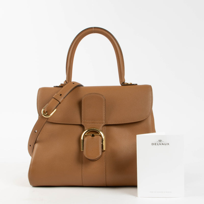 Shop authentic Delvaux Vegetal Rodeo Calf Brillant MM Bag on Labellov.com.
