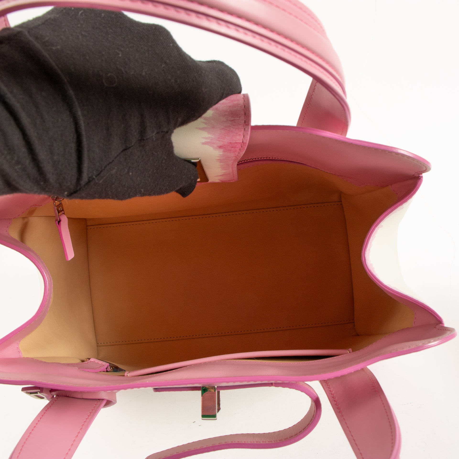 Delvaux Simplissime N/S Pink Tote Bag