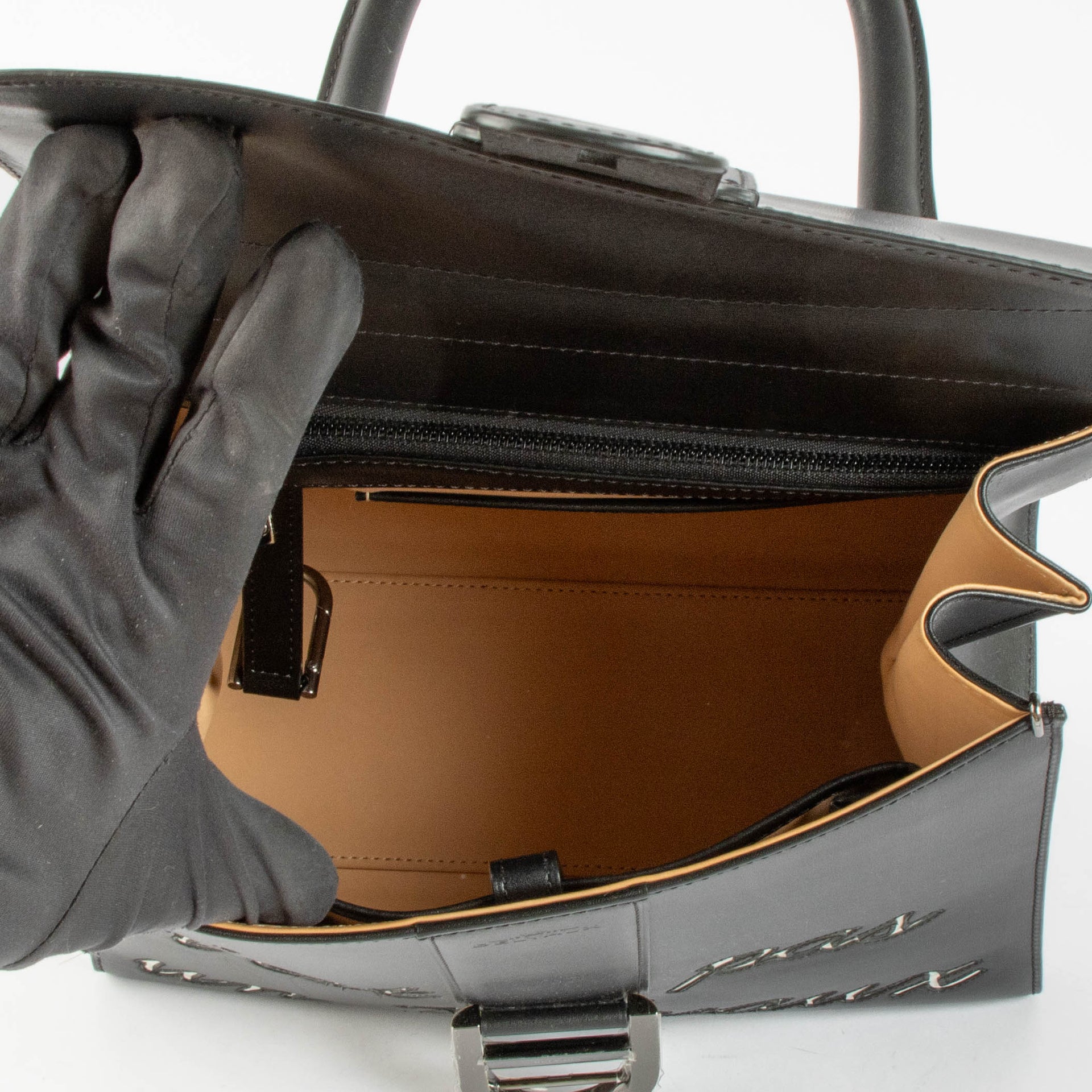 Delvaux Black Brillant L'Humour MM Bag