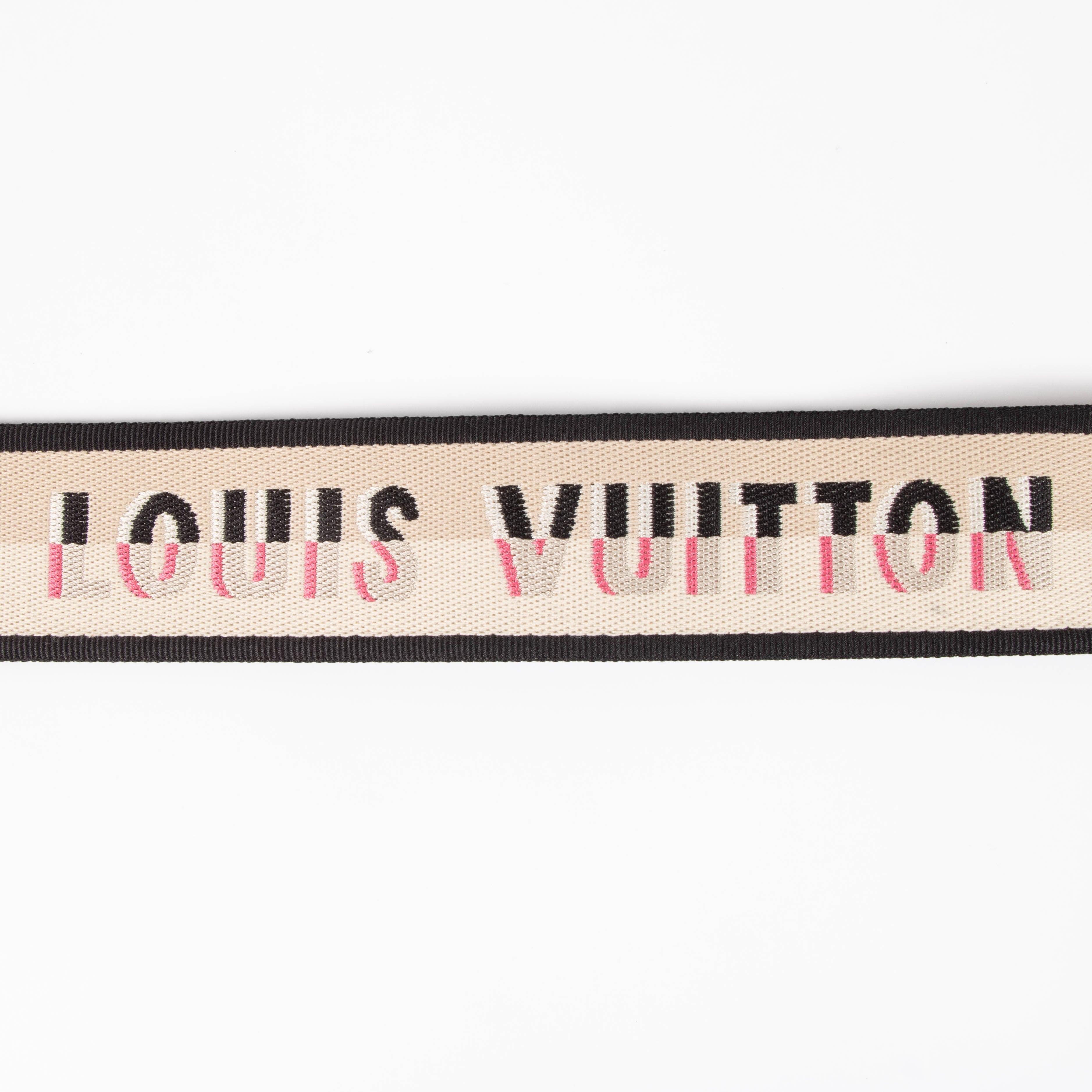 Louis Vuitton Black Logo Jacquard Diane Satchel Strap – Labellov