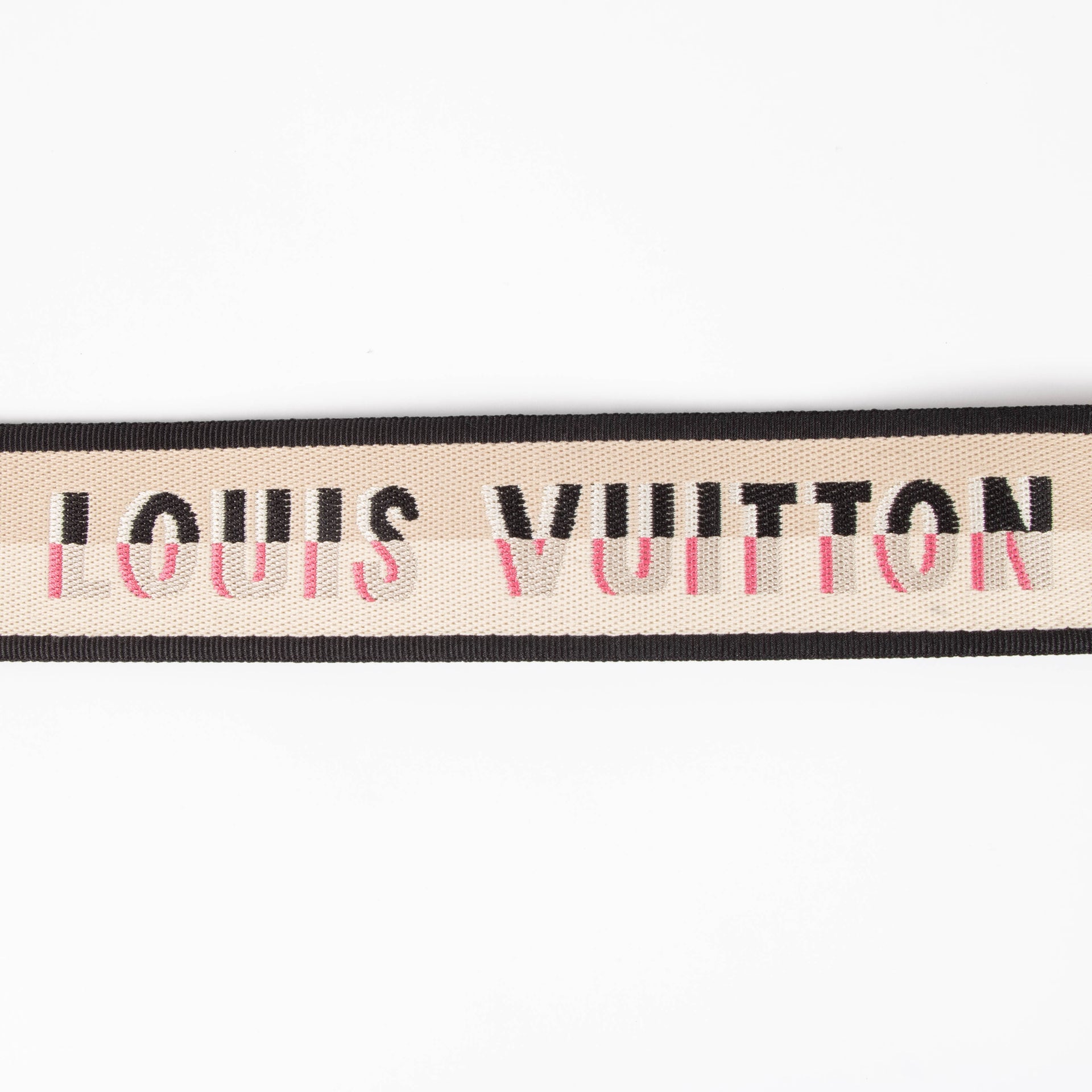 Louis Vuitton Black Logo Jacquard Diane Satchel Strap