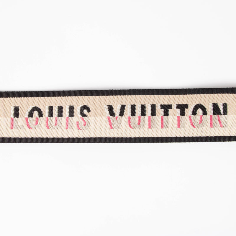 Louis Vuitton Black Logo Jacquard Diane Satchel Strap