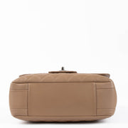 Shop the authentic Chanel Taupe Calfskin All About Flap Bag second hand on Labellov.com