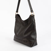 Shop this authentic Delvaux Vintage Chocolat Grand Place Tote Bag pre-loved on Labellov.com 