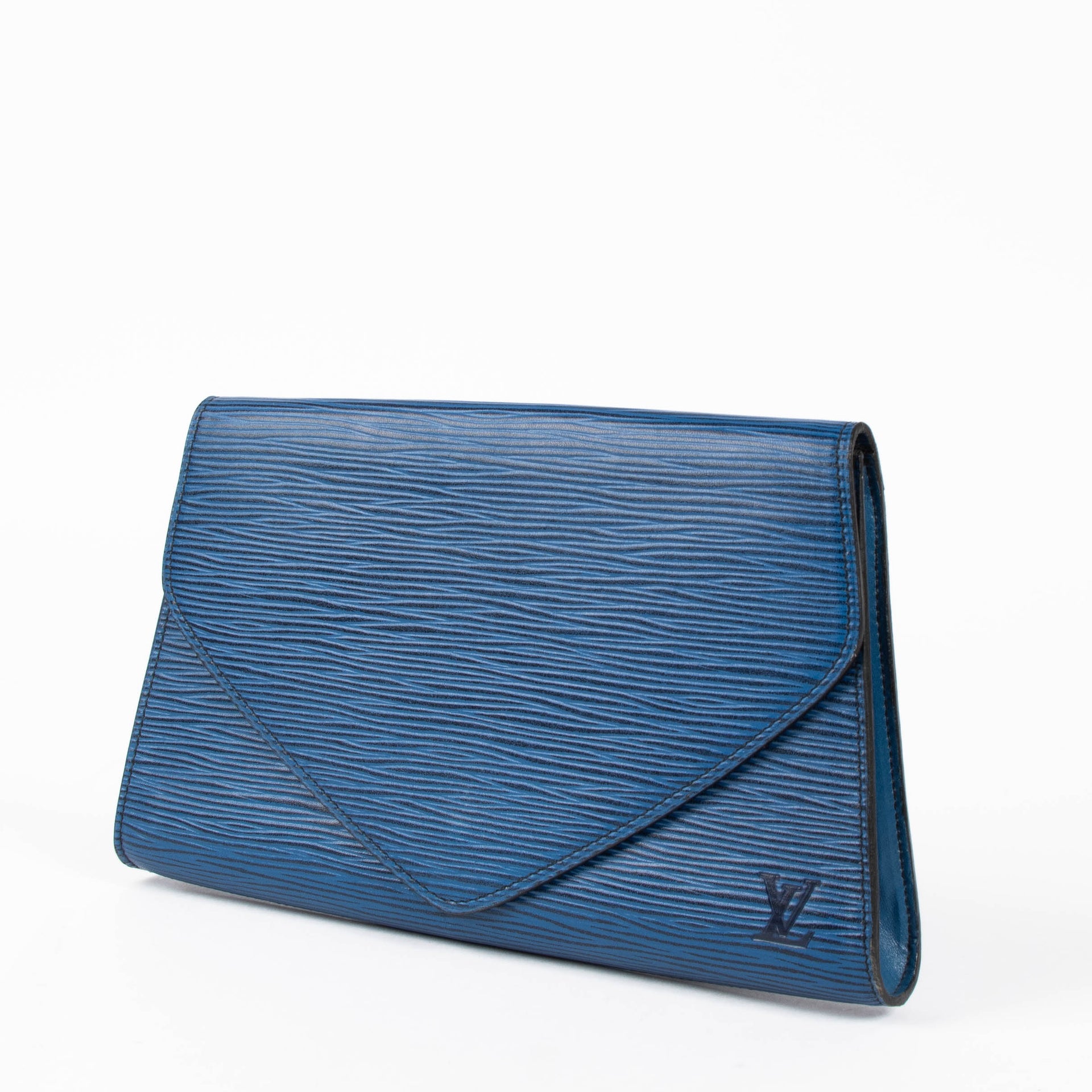 Louis Vuitton Toledo Blue Epi Art Deco Clutch