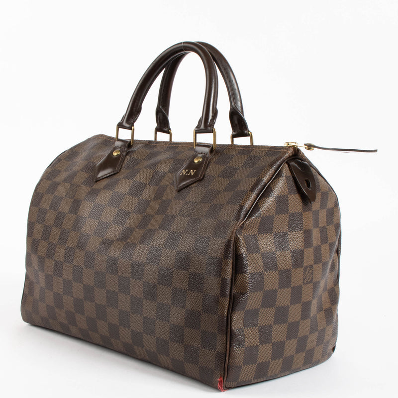 Louis Vuitton Damier Ebene Speedy 30 Bag