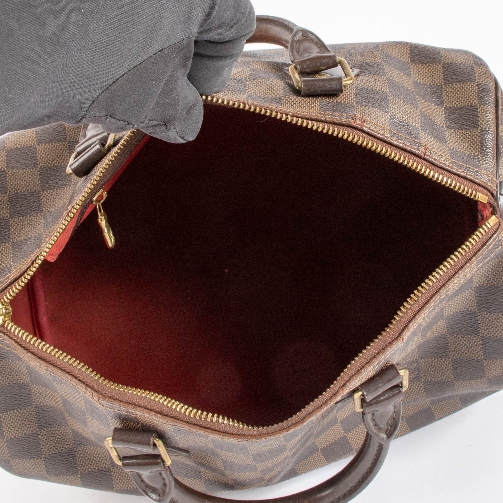 Louis Vuitton Damier Ebene Speedy 30 Bag