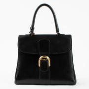 Shop the authentic Delvaux Vintage Black MM Brillant Top Handle second hand on Labellov.com!