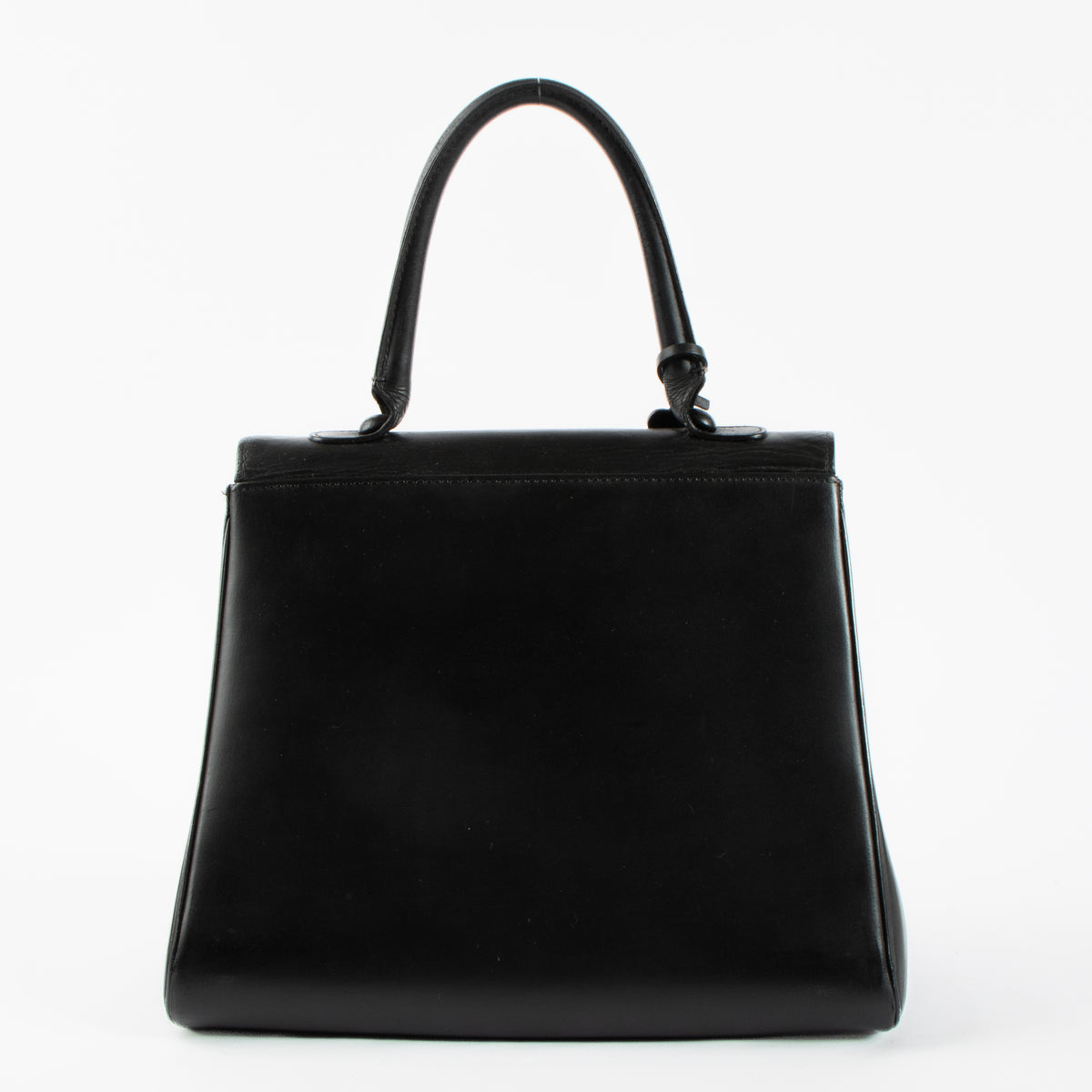 Shop the authentic Delvaux Vintage Black MM Brillant Top Handle second hand on Labellov.com!