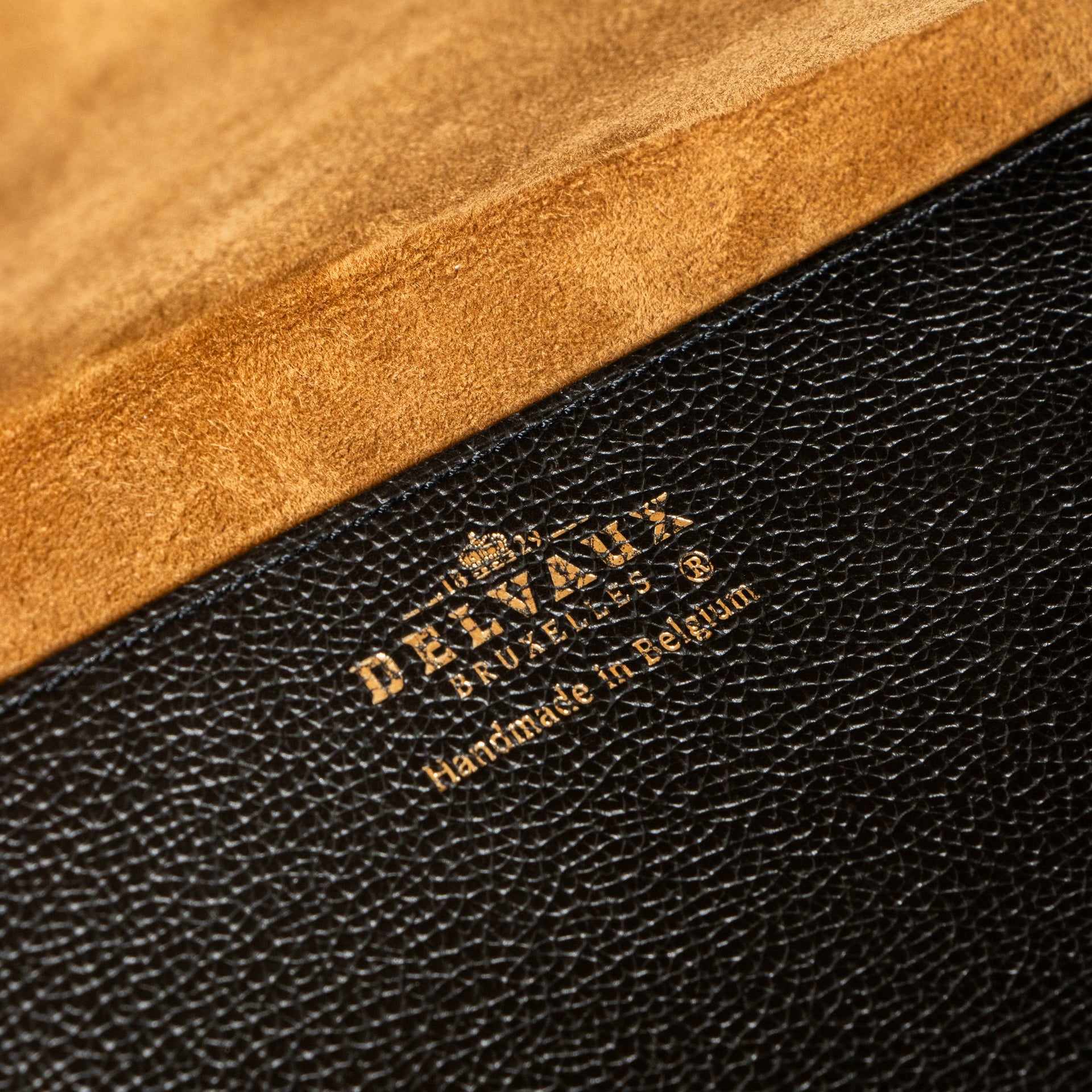 Delvaux Black Vintage Clutch
