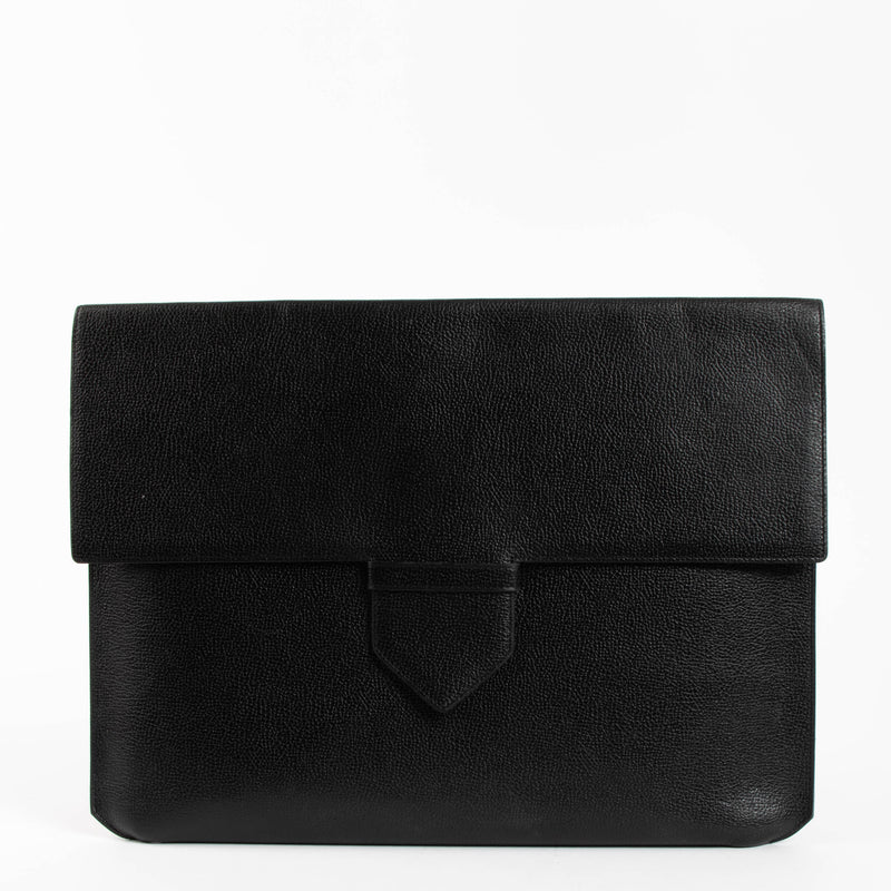 Delvaux Black Vintage Clutch