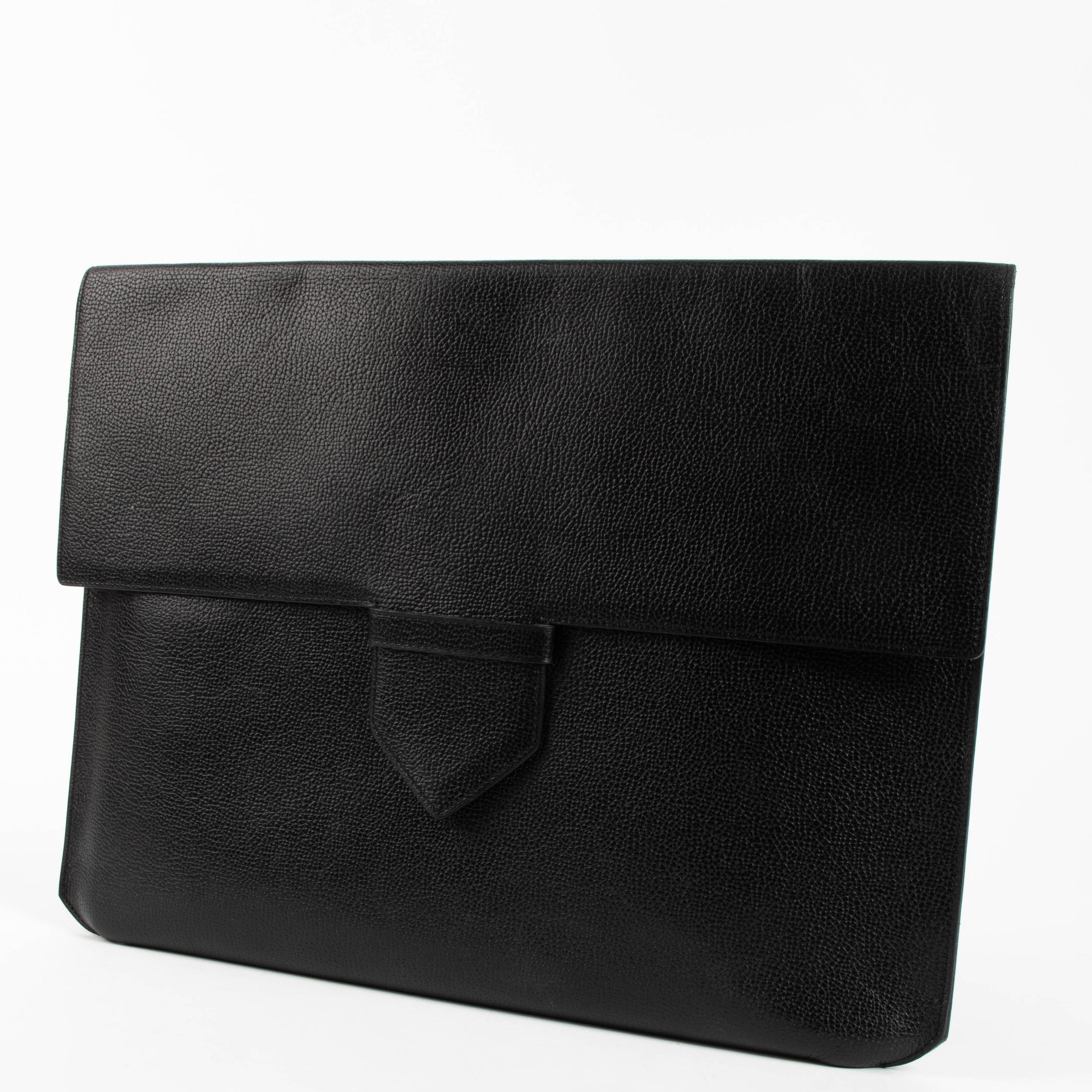 Delvaux Black Vintage Clutch