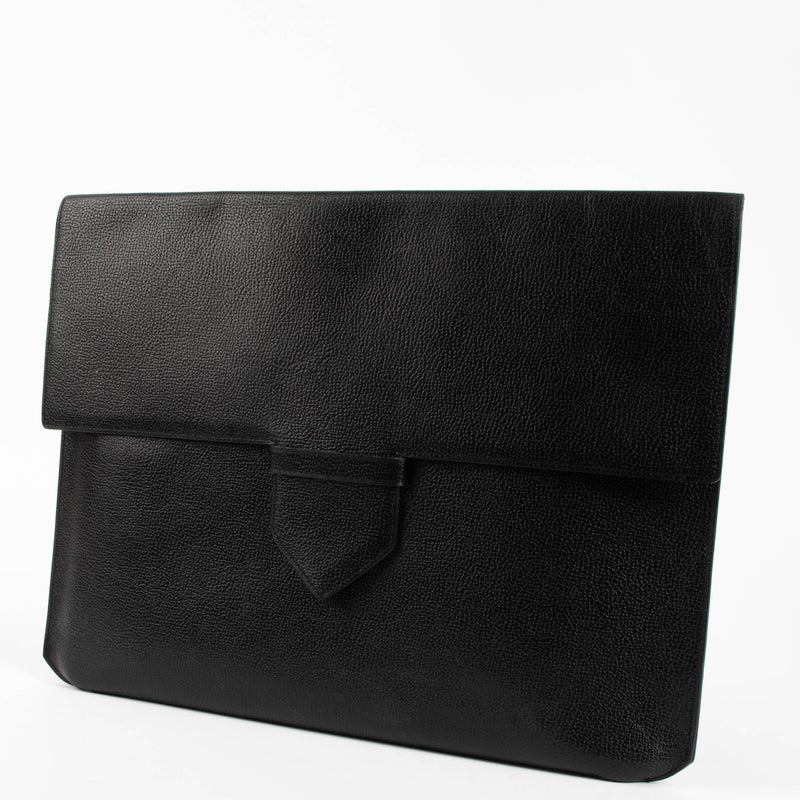 Delvaux Black Vintage Clutch