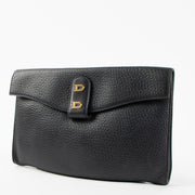 Shop this authentic Delvaux Blue Clutch pre-loved on Labellov.com