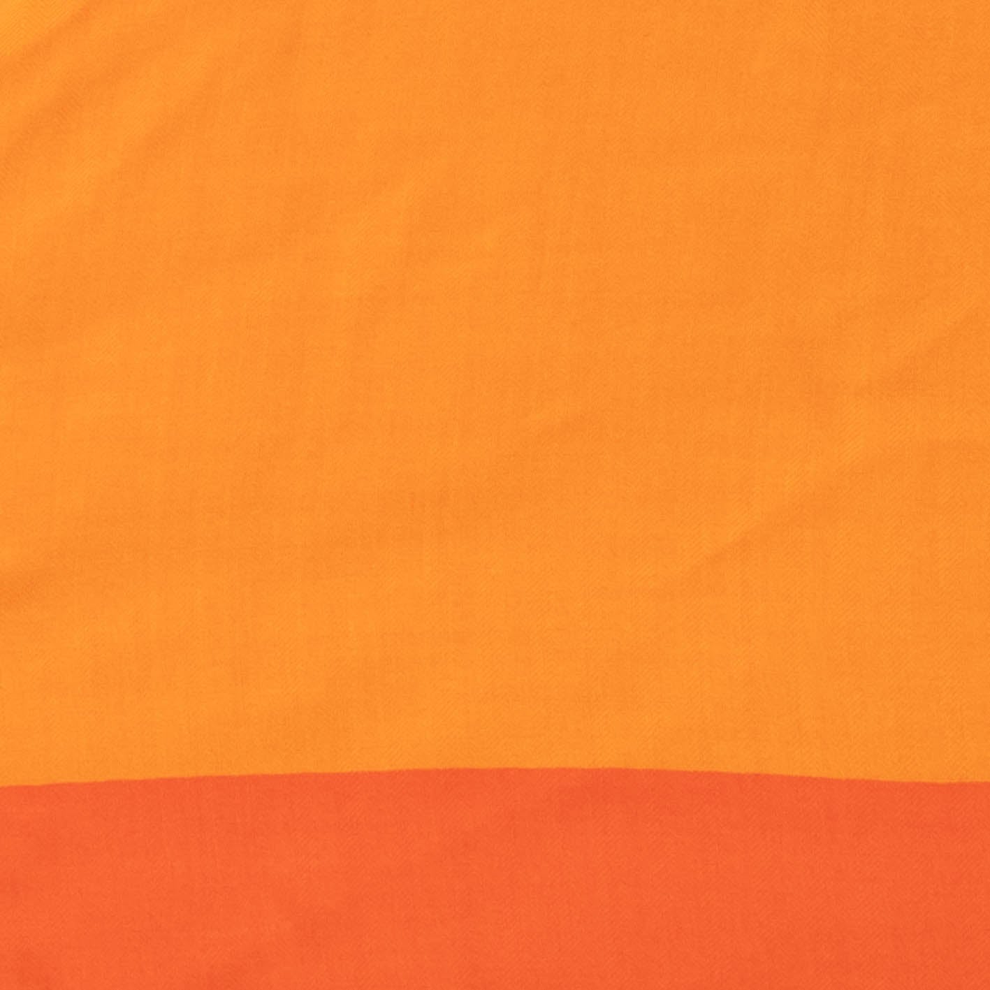 Hermes Orange Giant Triangle Scarf
