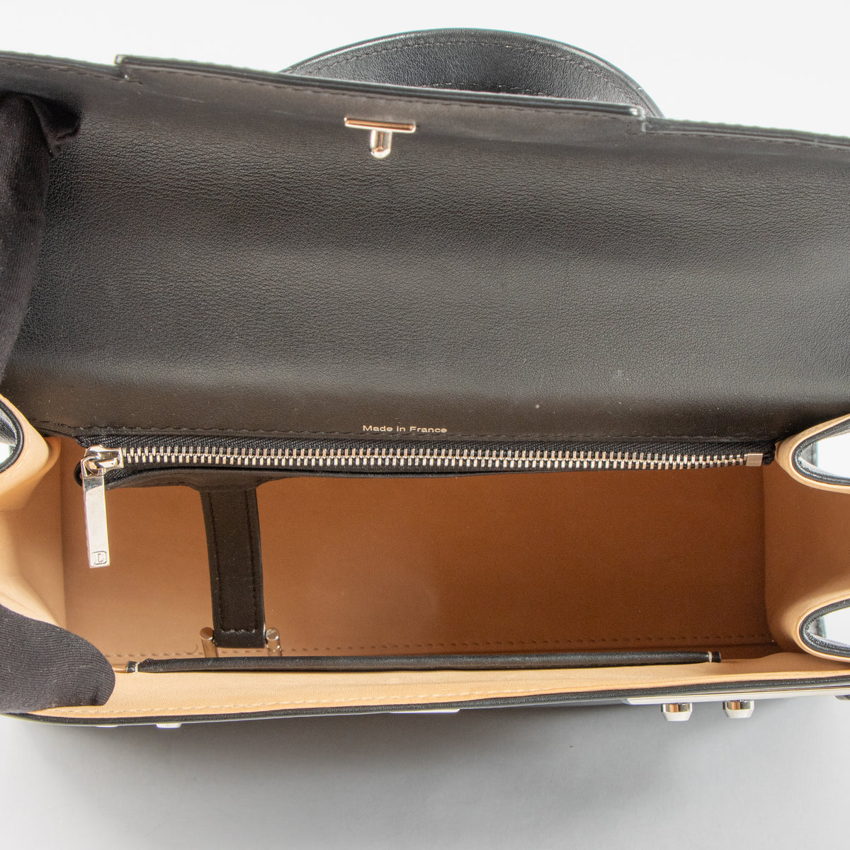 Delvaux Black Calf Souple Tempête MM Bag