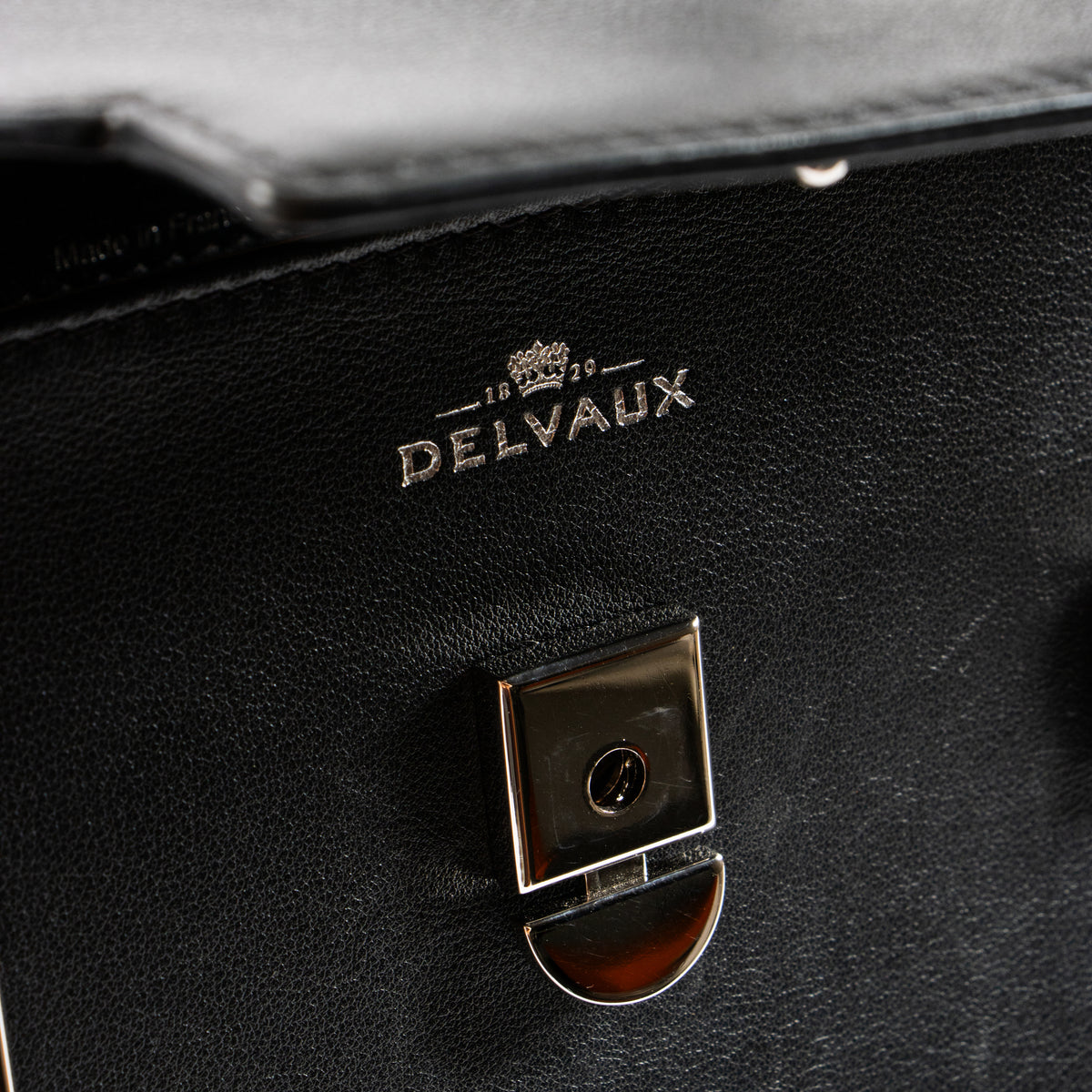 Delvaux Black Calf Souple Tempête MM Bag