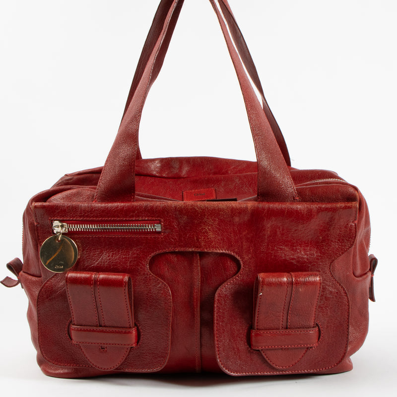 Chloé Red Saskia Tote bag