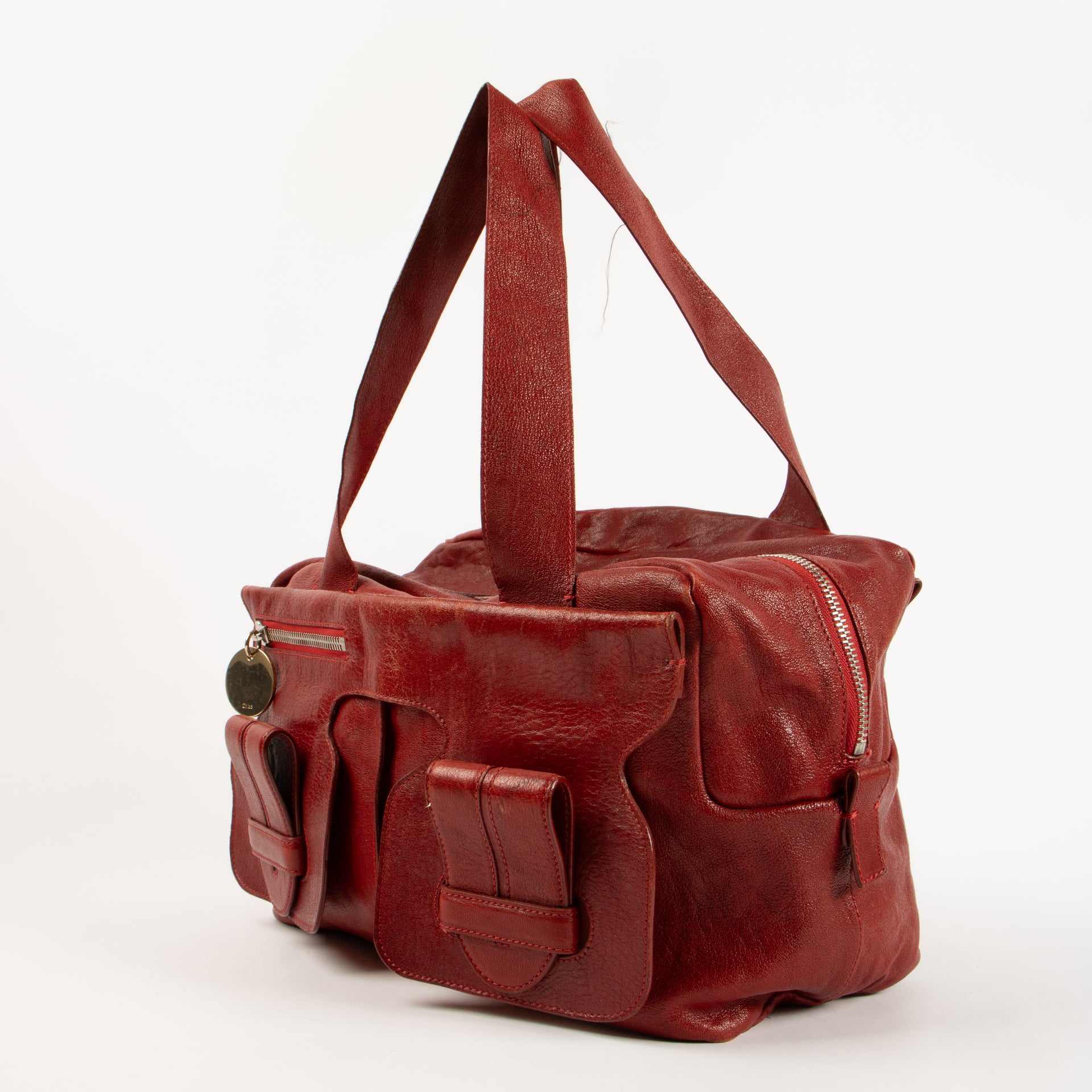 Chloé Red Saskia Tote bag