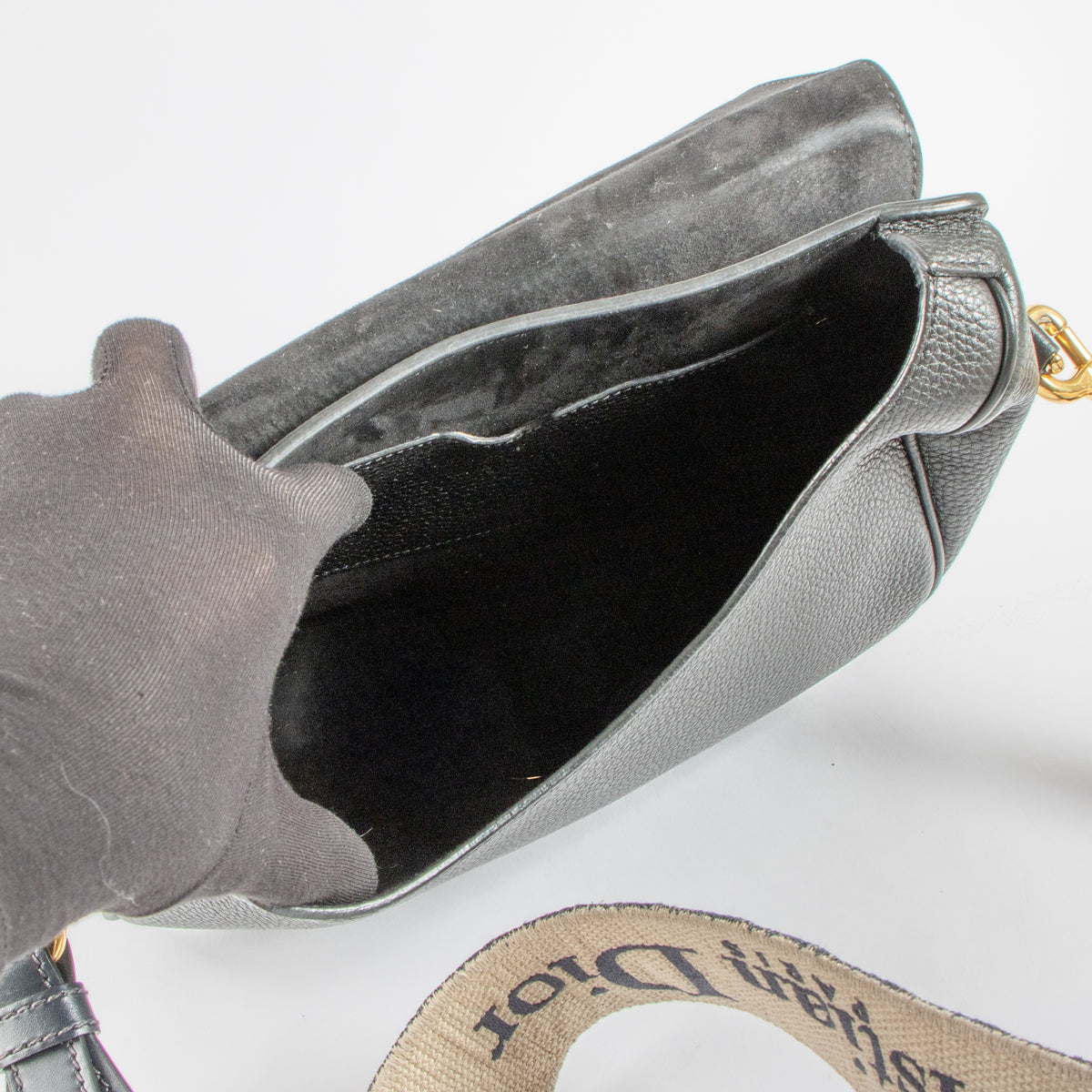 Christian Dior Black Large Bobby Bag