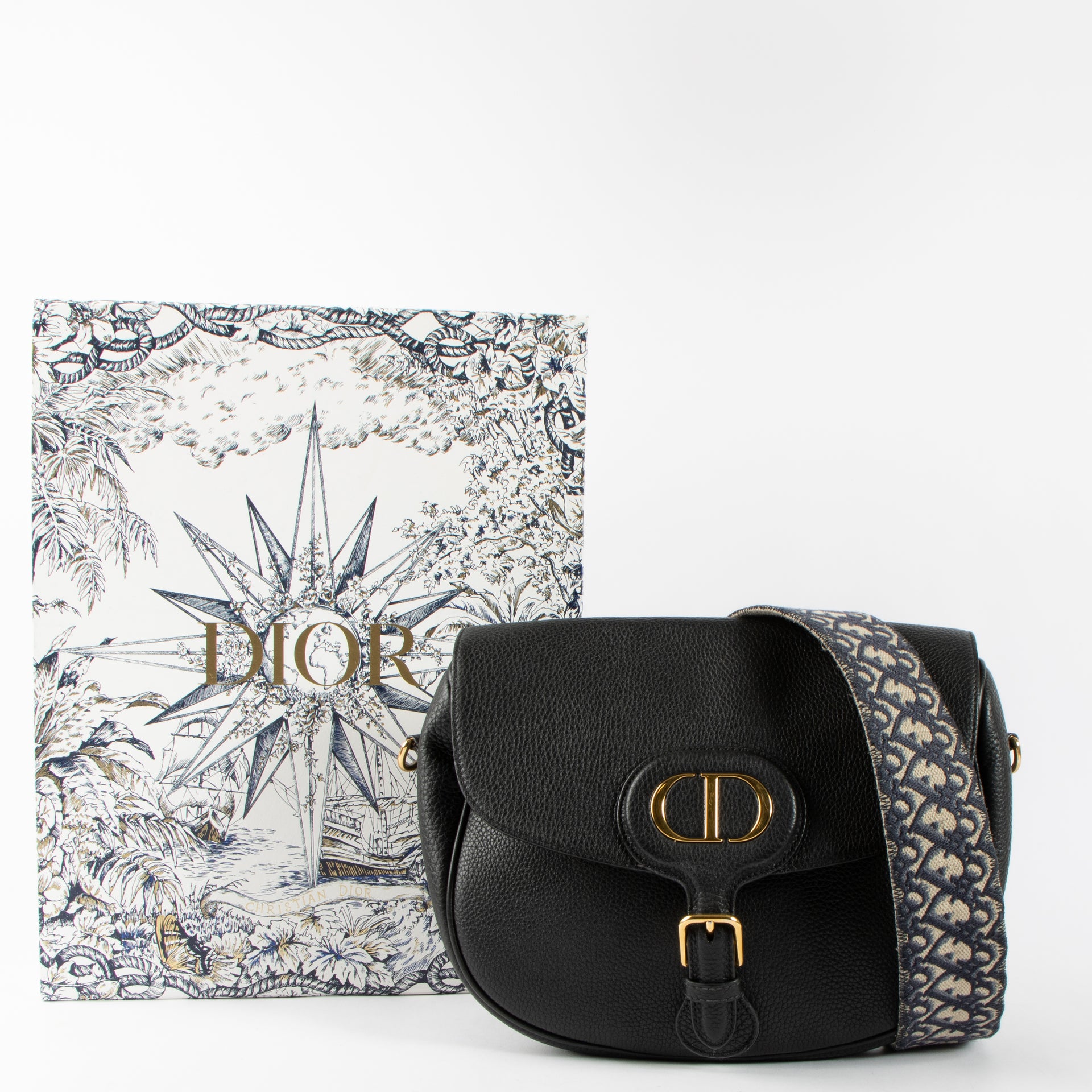 Christian Dior Black Large Bobby Bag