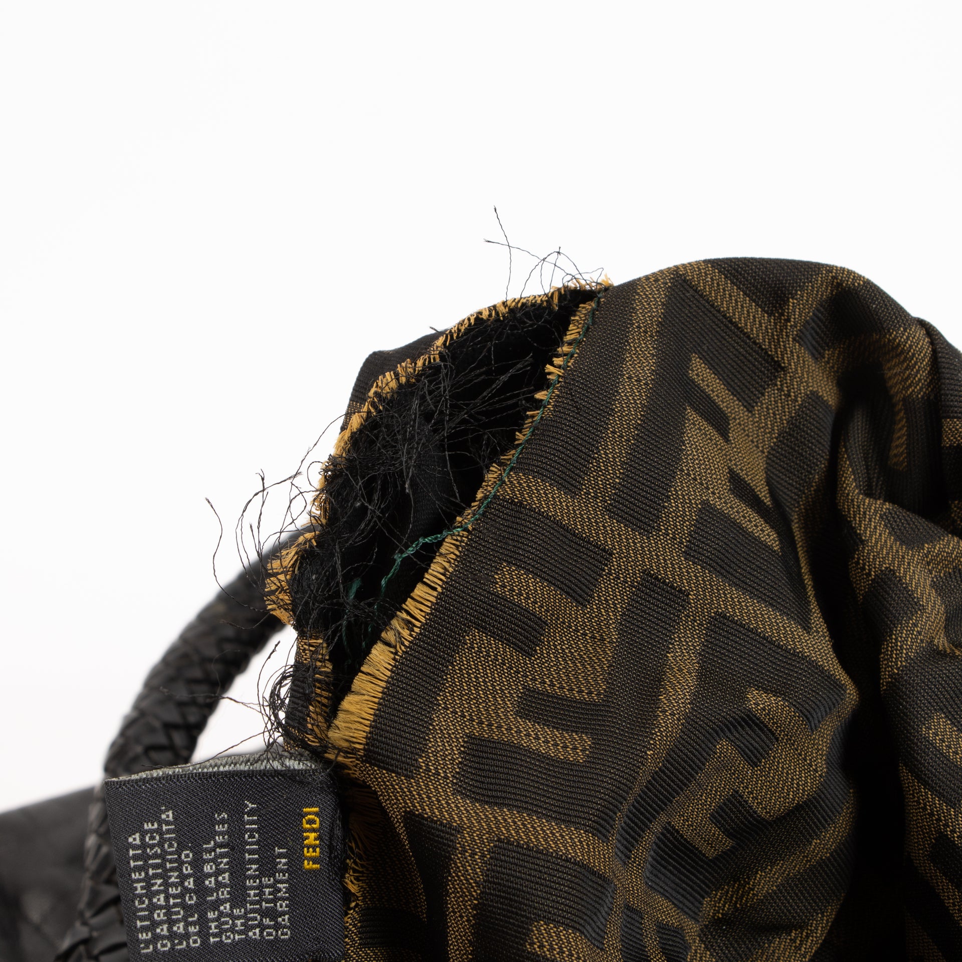 Fendi Black Leather Spy Bag
