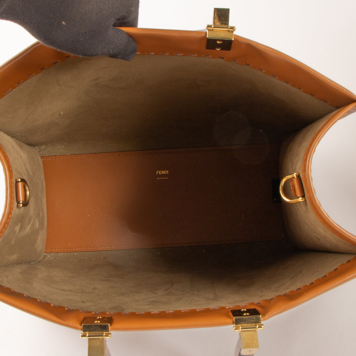 Fendi Cognac Sunshine Medium Bag