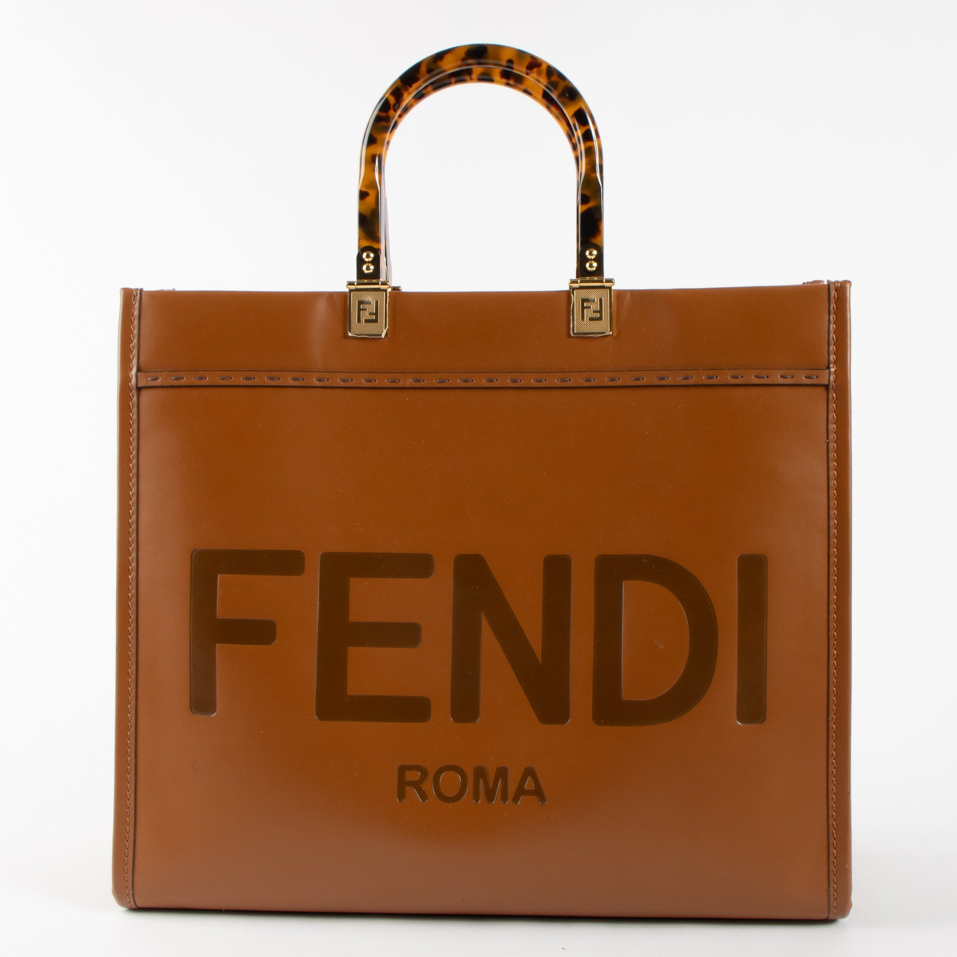 Fendi Cognac Sunshine Medium Bag