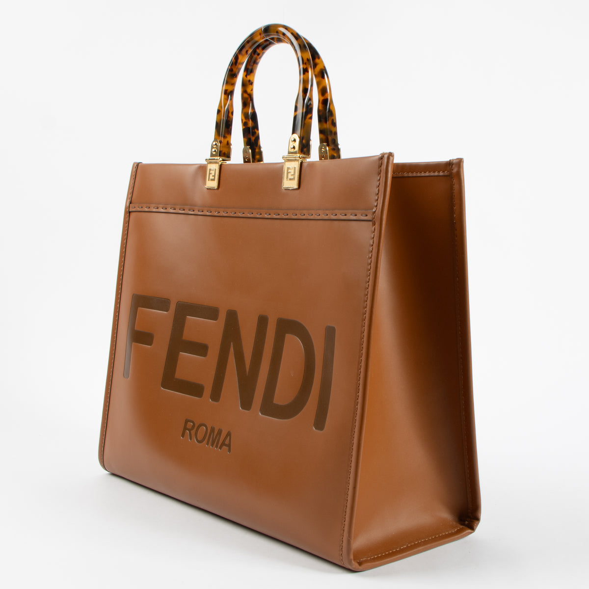 Fendi Cognac Sunshine Medium Bag