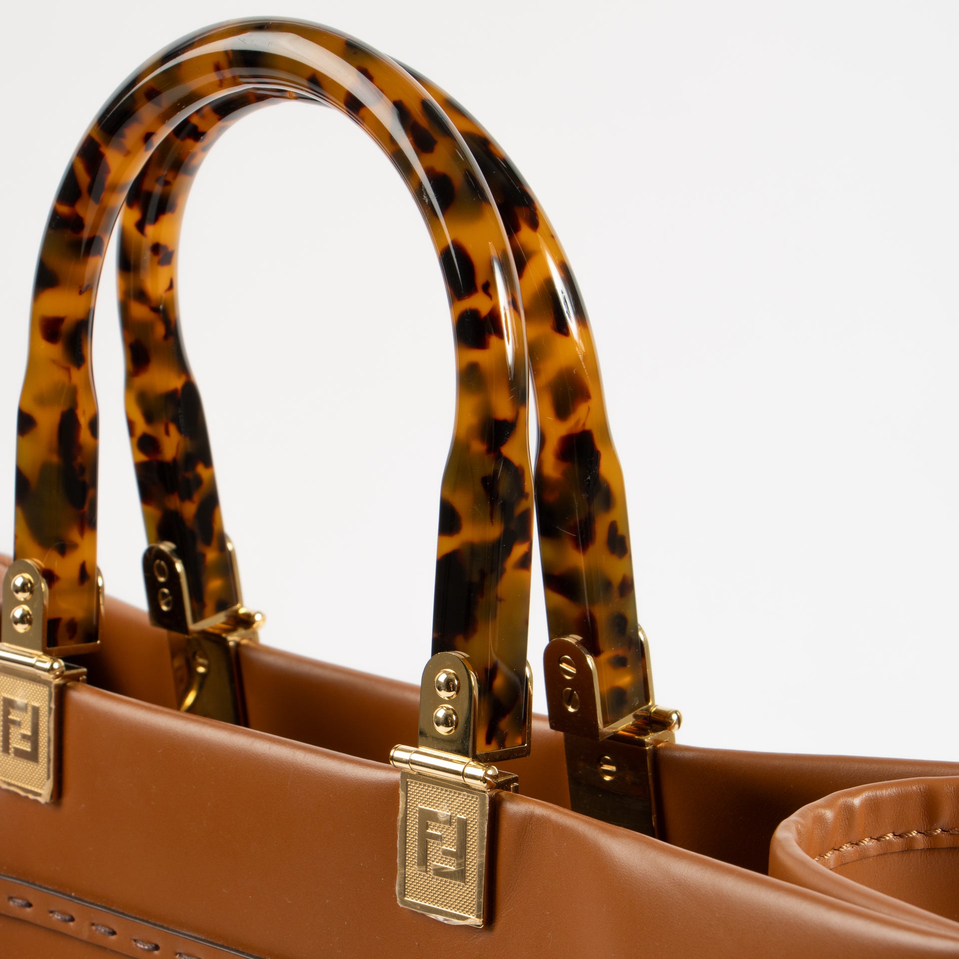 Fendi Cognac Sunshine Medium Bag