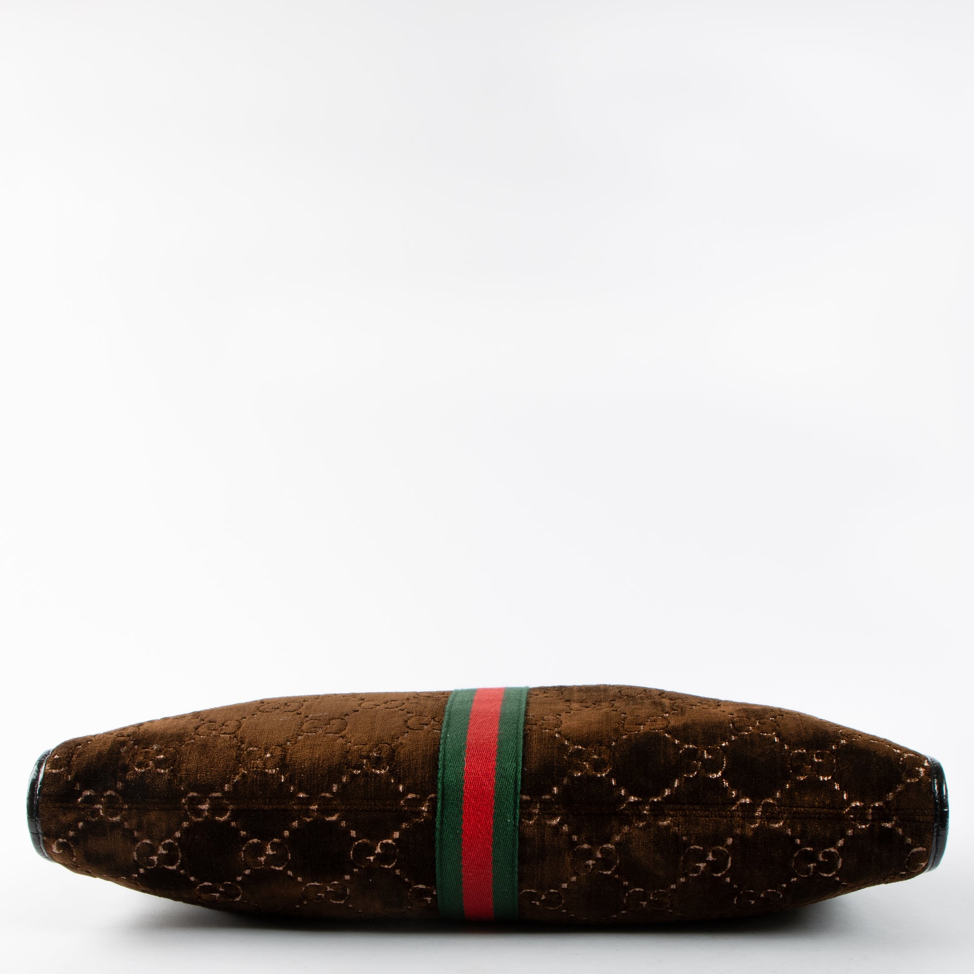 Gucci Brown Velvet Large Raja Tote Bag