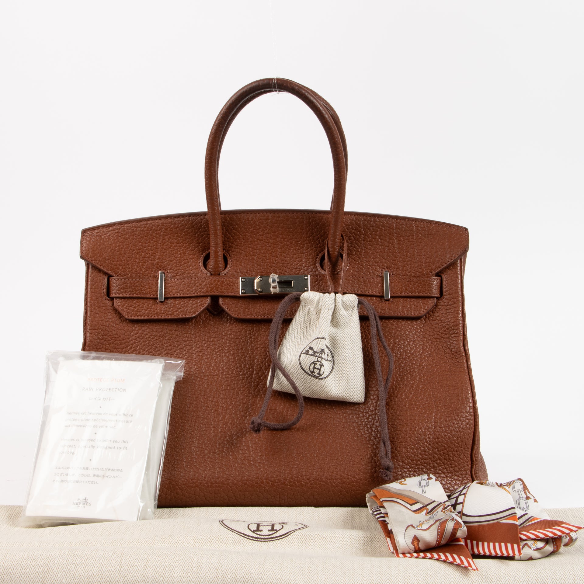 Hermes Birkin 35 Sienne Fjord PHW