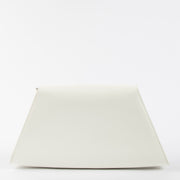 shop this authentic Prada White Brushed Leather Triangle Shoulder bag pre-loved on Labellov.com