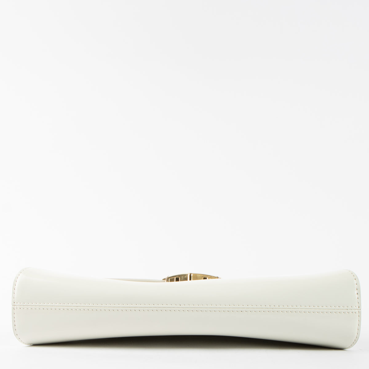 shop this authentic Prada White Brushed Leather Triangle Shoulder bag pre-loved on Labellov.com