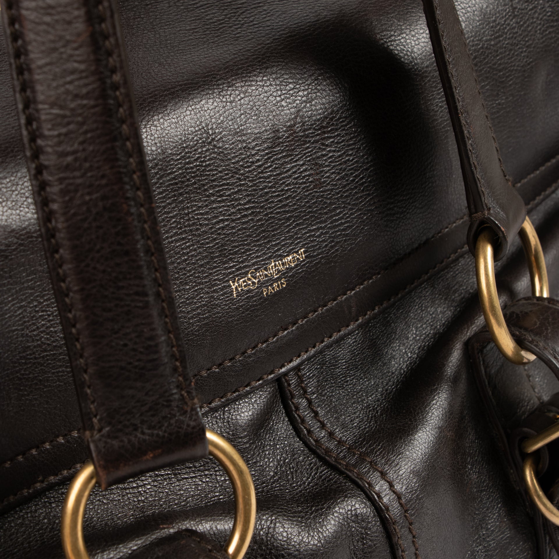 Saint Laurent Brown Muse Satchel Bag