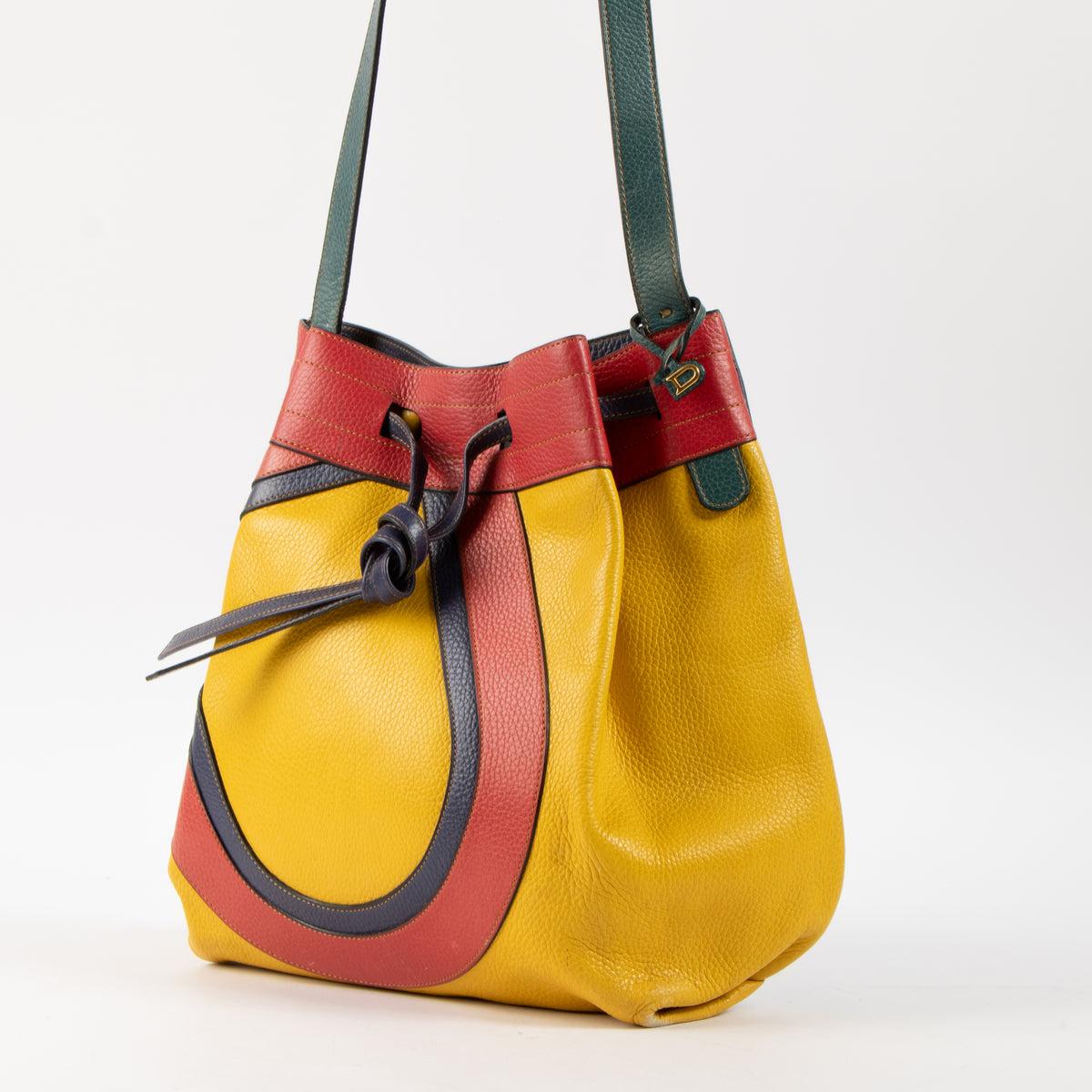 Shop this authentic Delvaux Multicolor Desert Bag pre-loved on Labellov.com