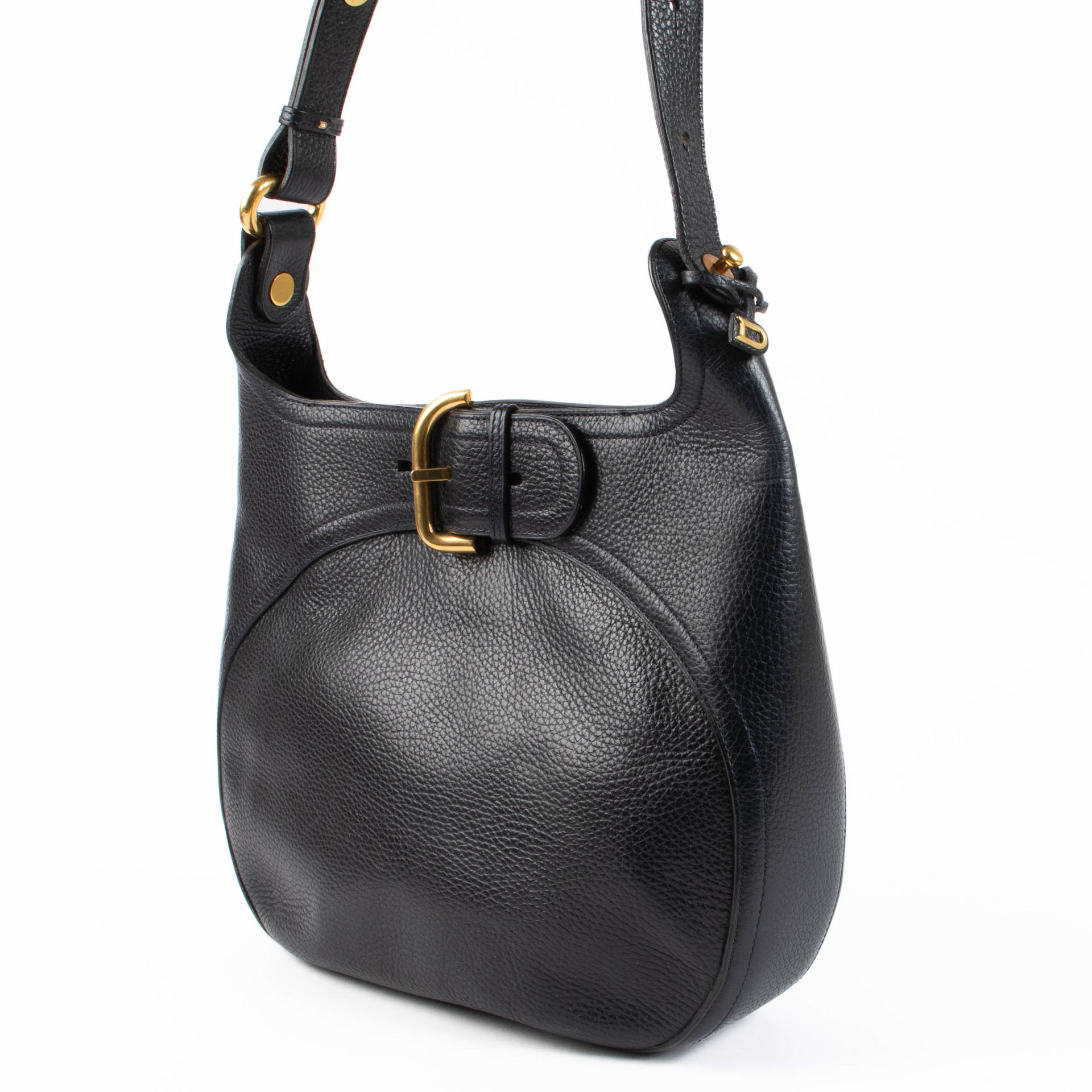 Shop the authentic Delvaux Leather Marine Souverain Crossbody Bag second hand on Labellov.com
