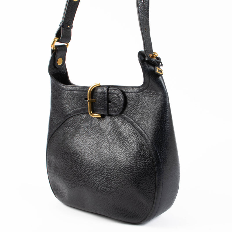 Shop the authentic Delvaux Leather Marine Souverain Crossbody Bag second hand on Labellov.com