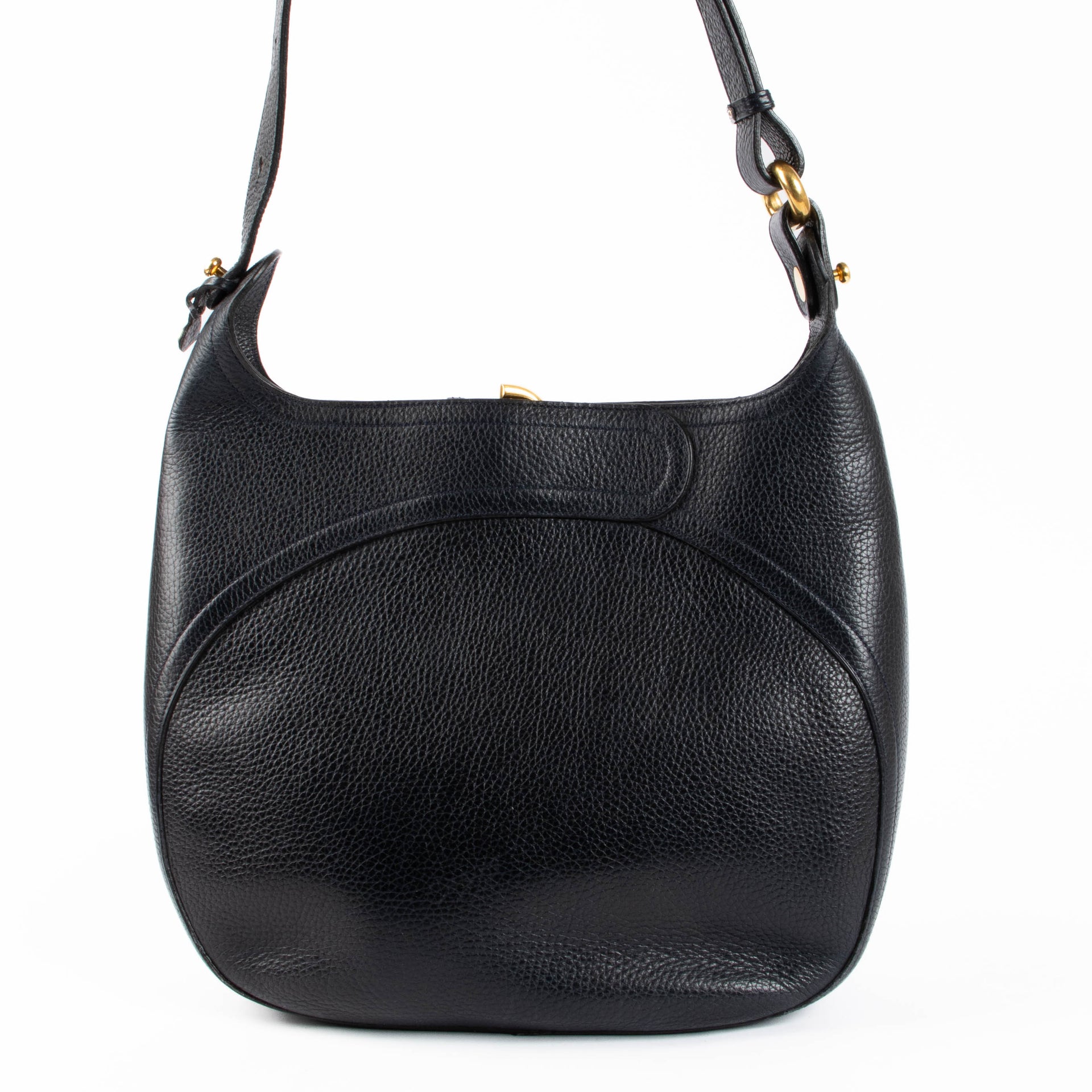 Shop the authentic Delvaux Leather Marine Souverain Crossbody Bag second hand on Labellov.com