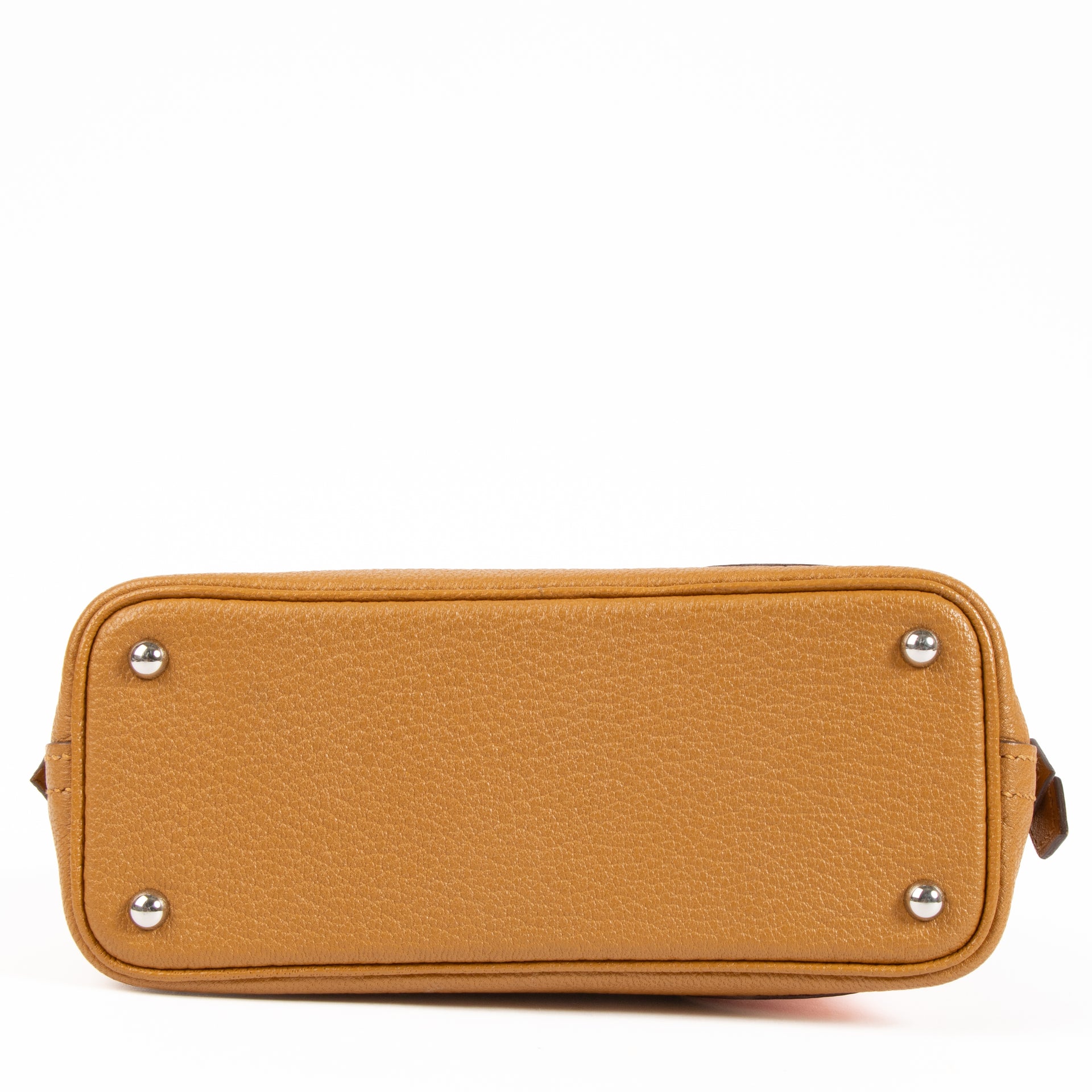 Hermes Bolide 1923 Mini Travel Caramel Chevre Mysore PHW