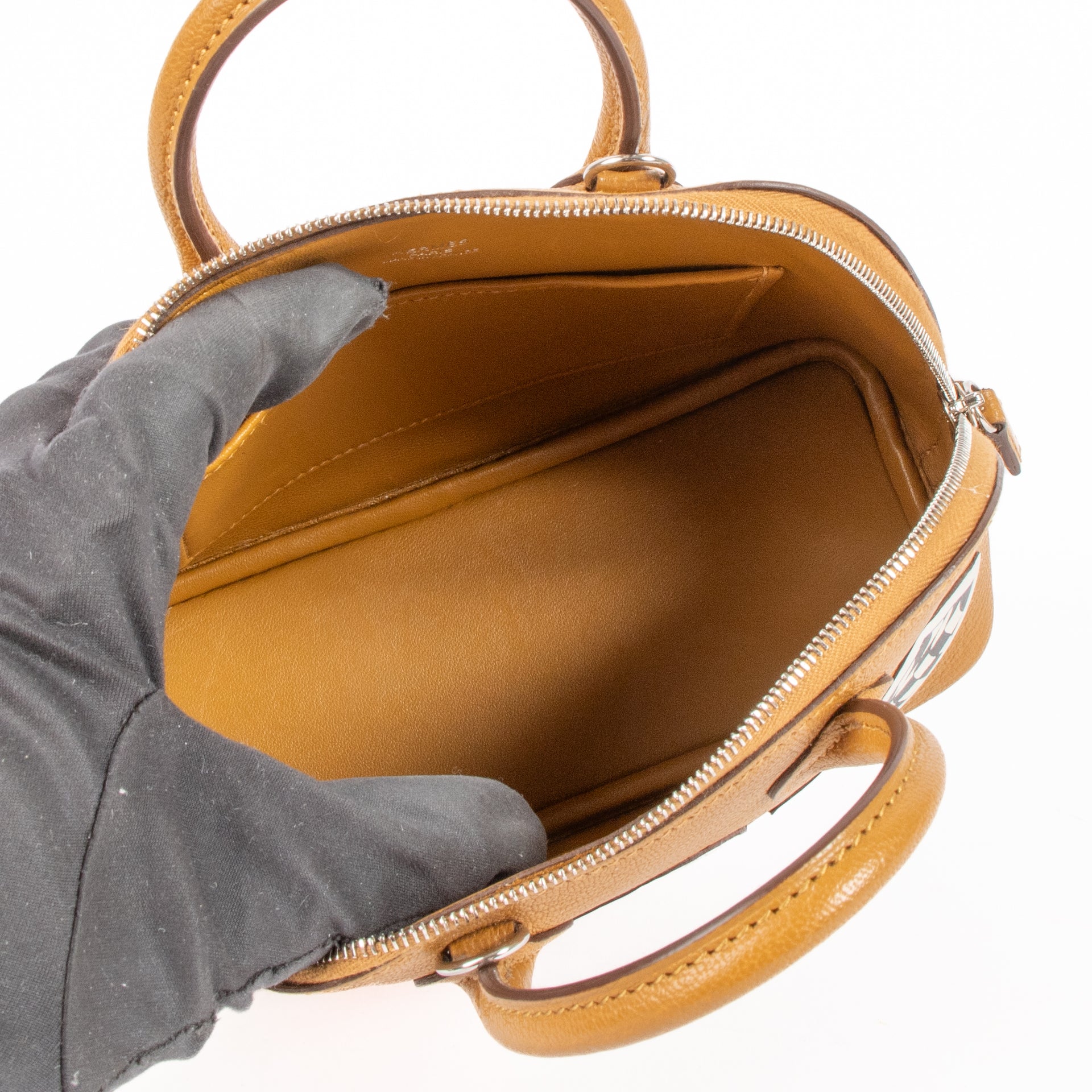 Hermes Bolide 1923 Mini Travel Caramel Chevre Mysore PHW